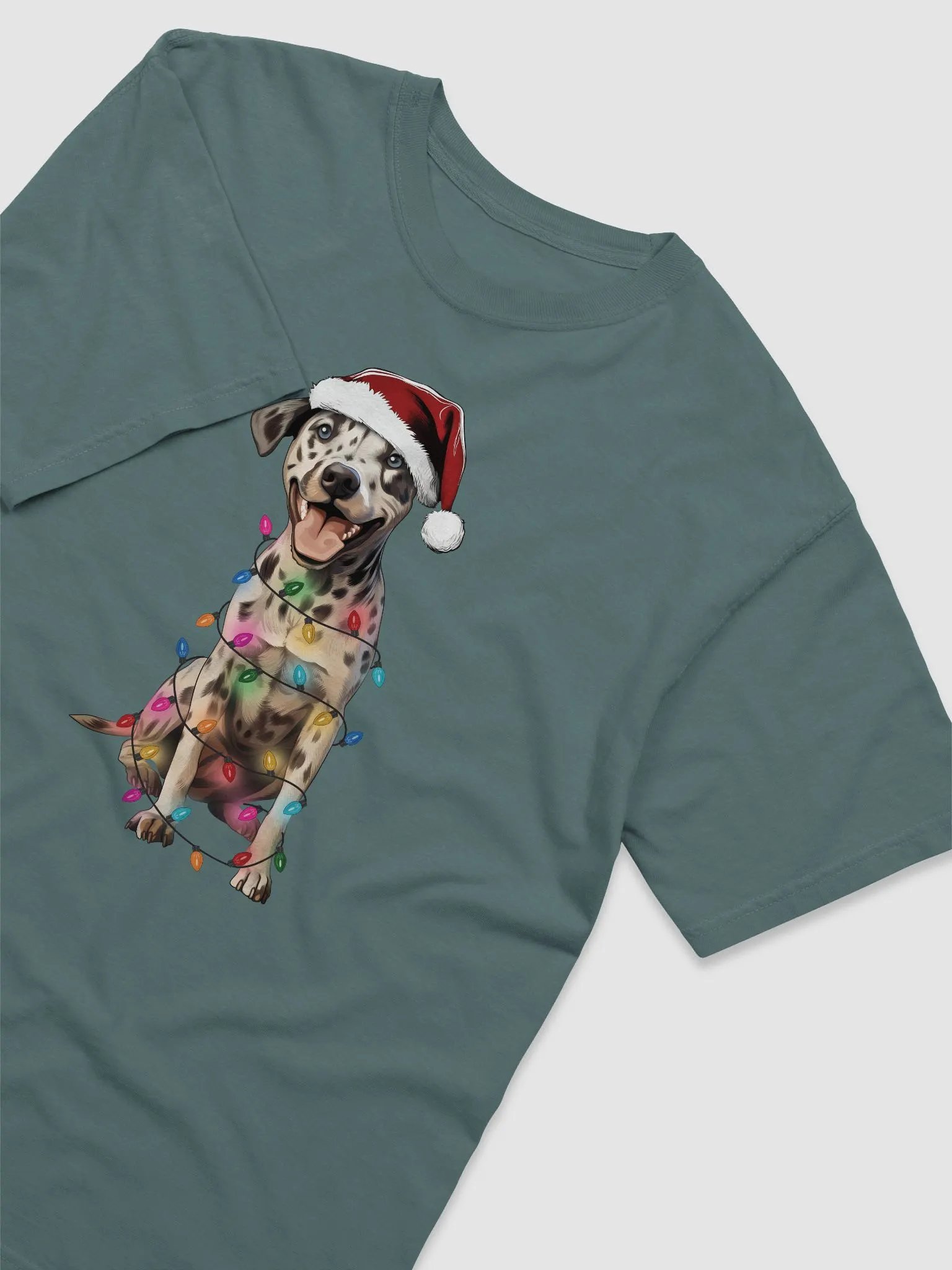 Funny Catahoula Leopard Dog Christmas T-Shirt for CLD Paw-rents product image (6)