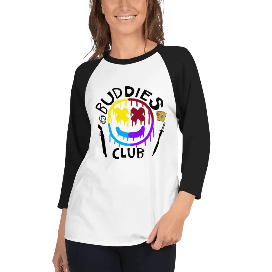 Buddies Club Raglan (Light Mode) product image (4)
