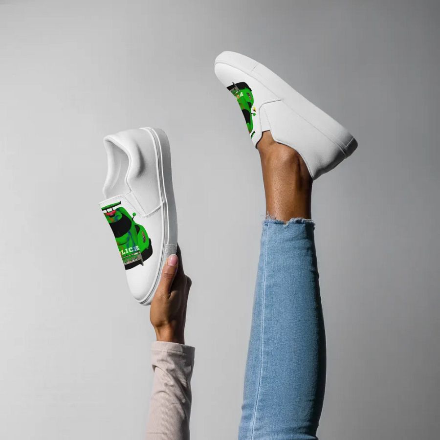 Reversed Race Car Women's Slip-Ons product image (6)