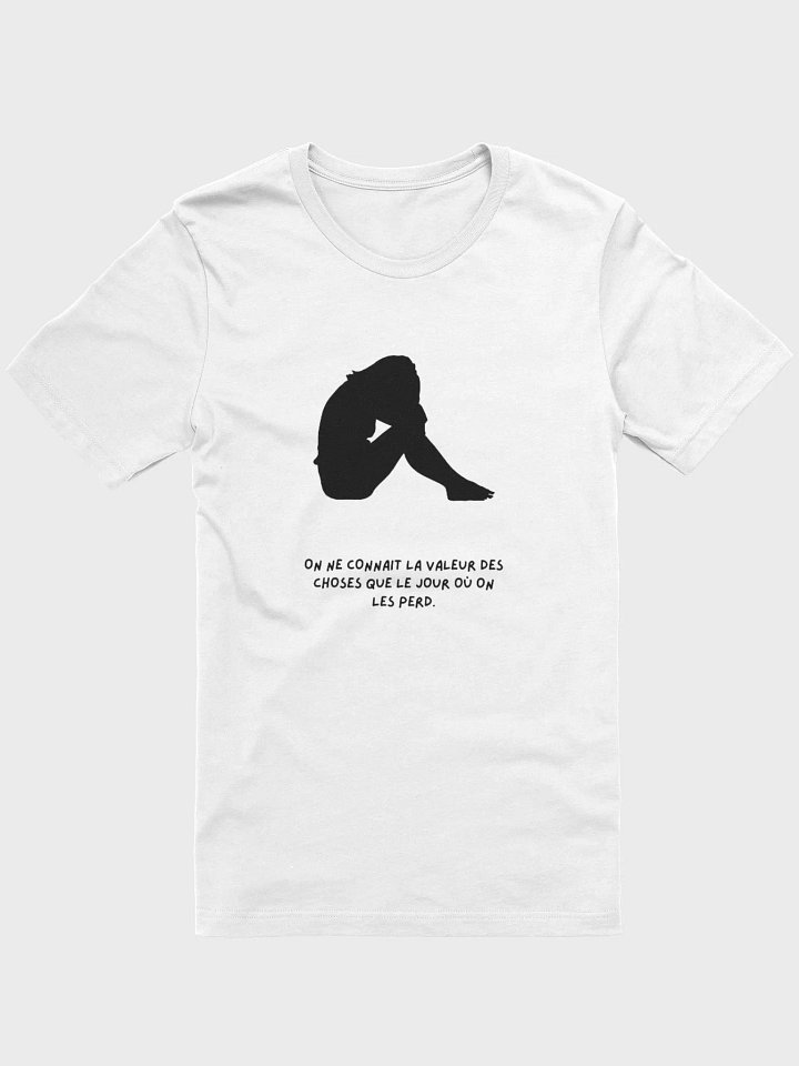 T Shirt Blanc valeur des choses product image (1)