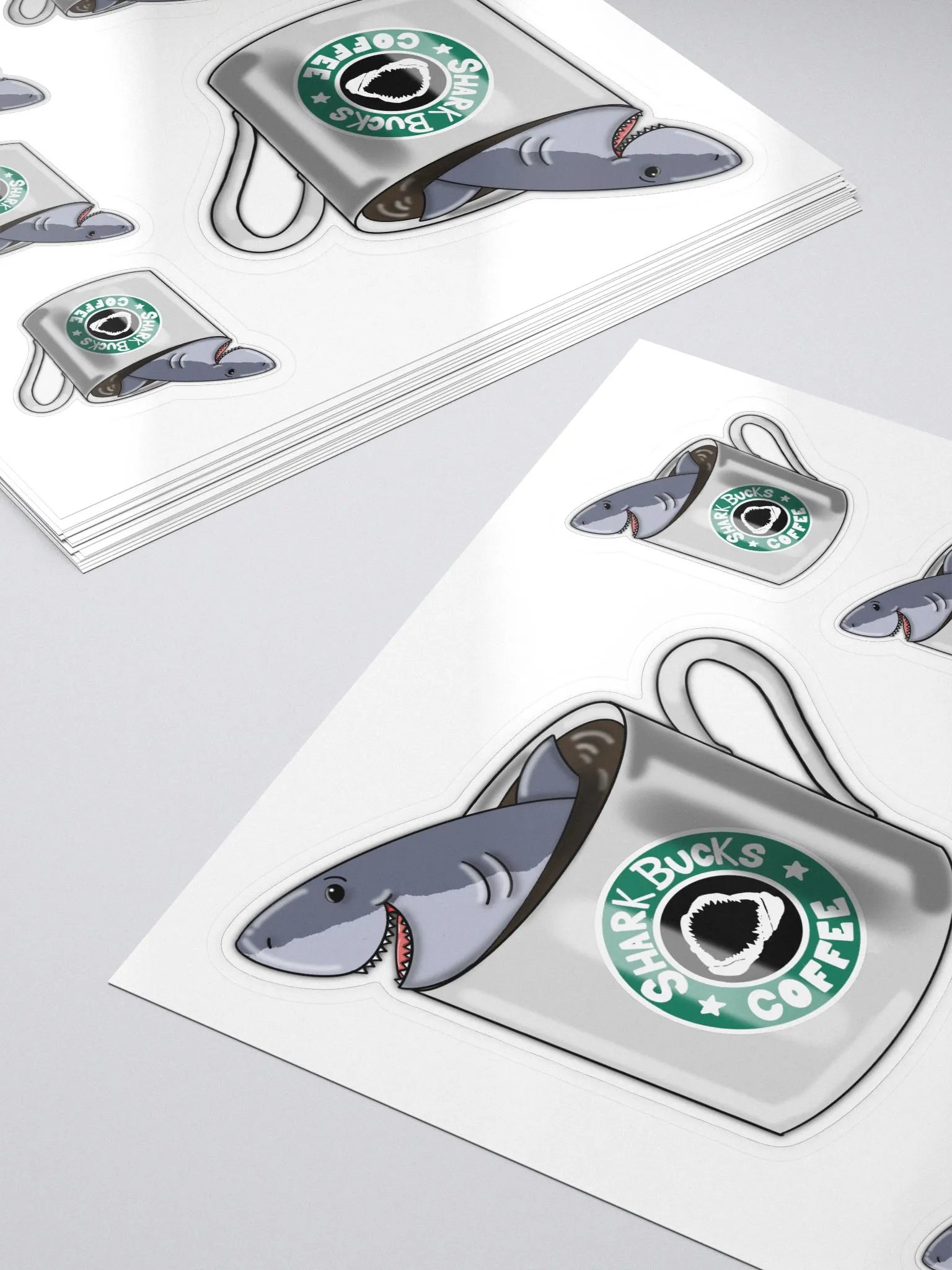 Shark Bucks 6Stickers product image (5)