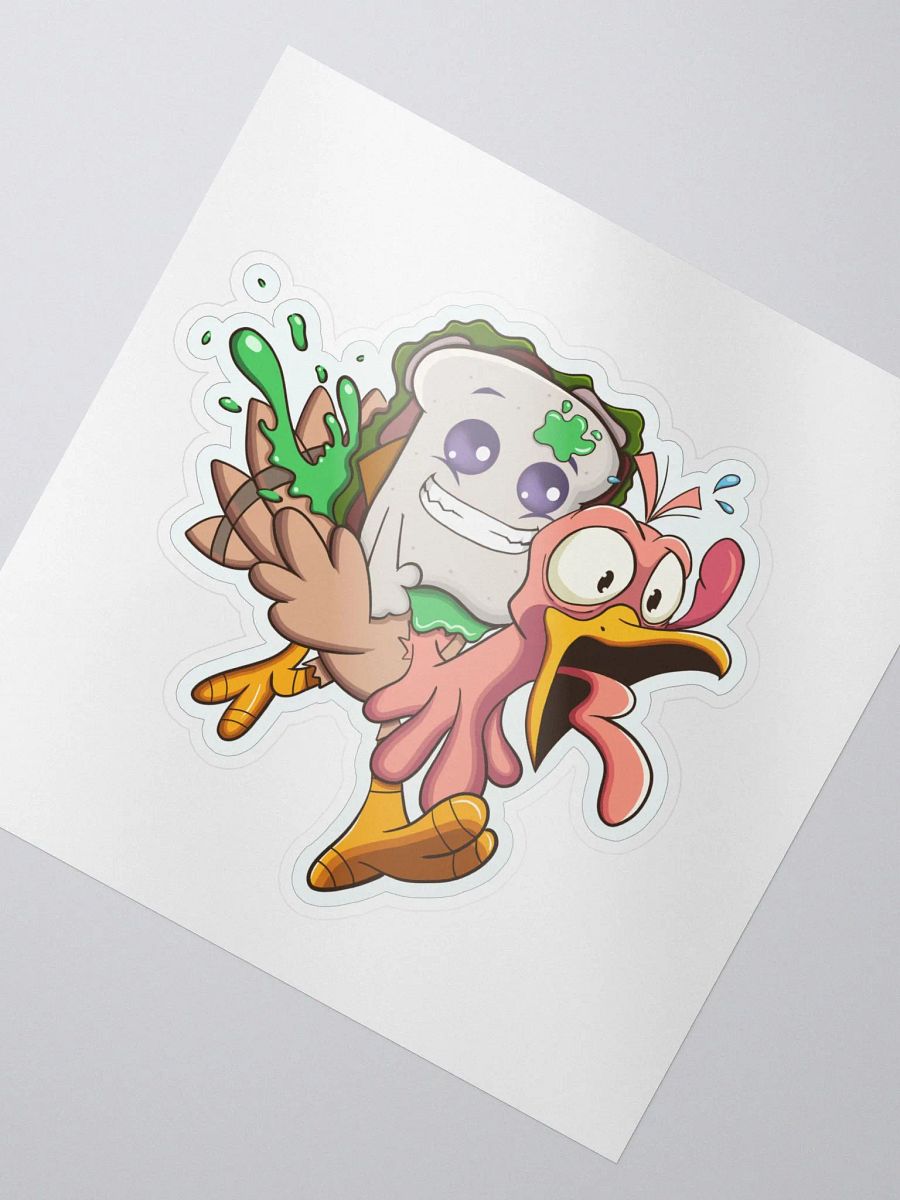 Yucky Turkey Sticker product image (2)