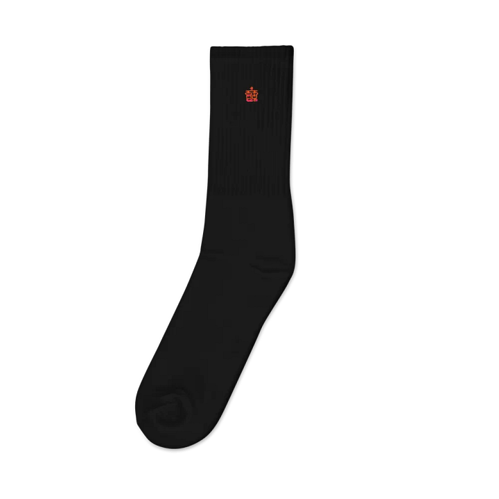 Glorious Splash Embroidered Crew Socks product image (1)