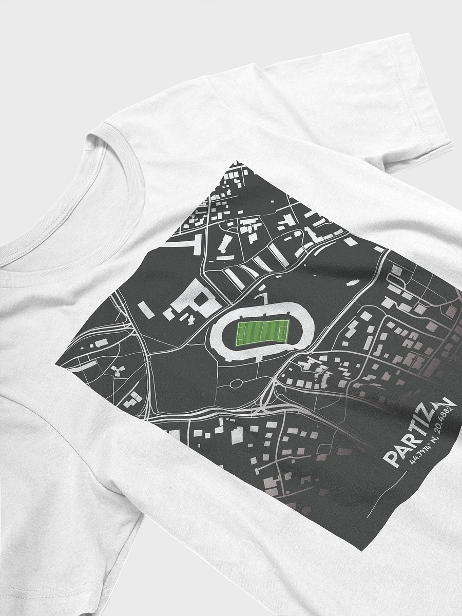 Partizan Stadium Map Design T-Shirt product image (2)