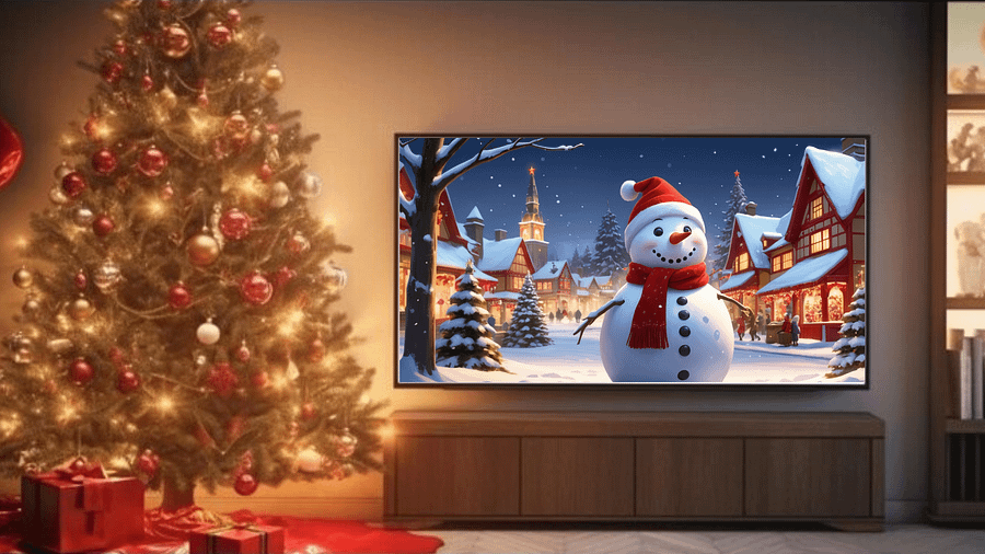The Snowman’s Festive Wonderland Christmas in the Village - Frame TV III product image (4)