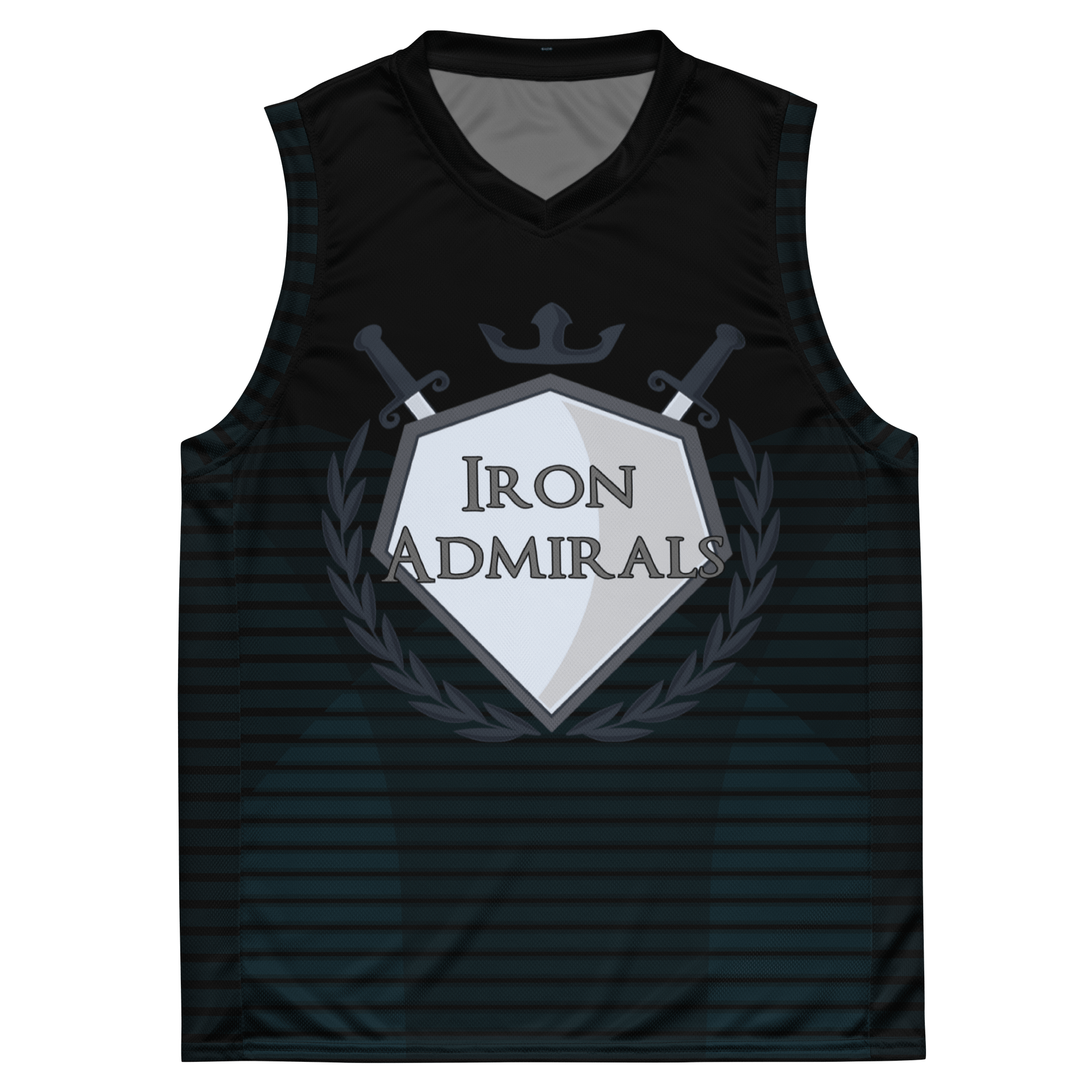 Iron Admirals All-Over Print Basketball Jersey product image (2)