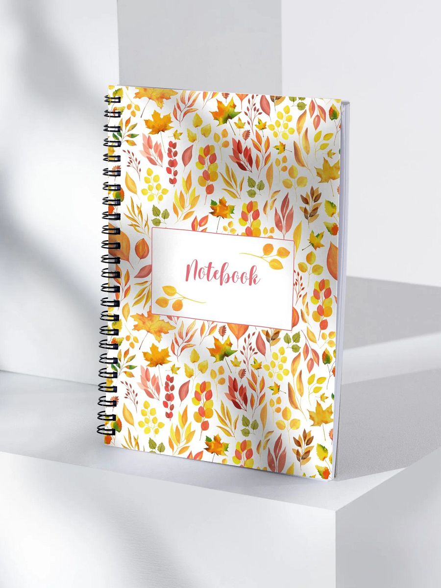 Autumn Leaves Spiral Notebook product image (4)