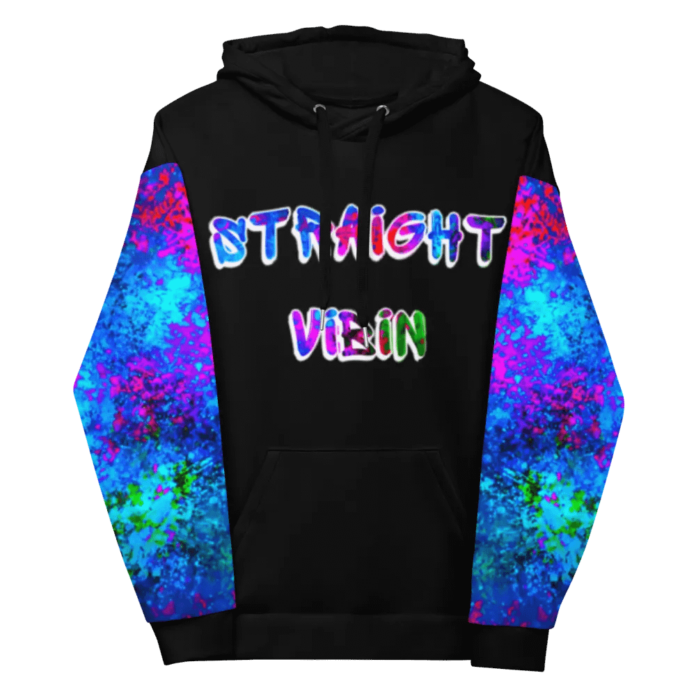STRAIGHT VIBIN NEON COLOR FADE HOODIE product image (12)