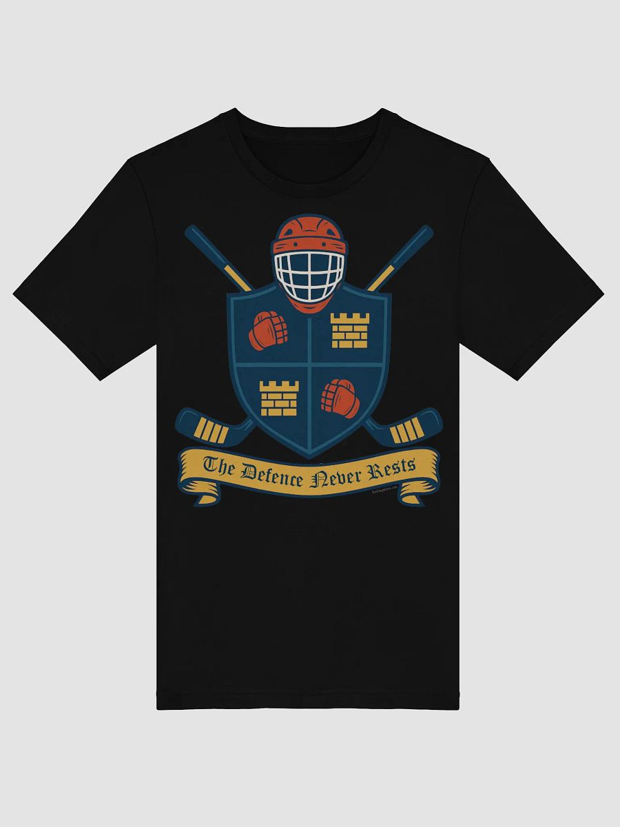 Funny Hockey T-Shirt - The Defence Never Rests - Beer League Hockey Shirt for Men - Gift for Hockey Players who Love Breaking Up Plays product image (34)