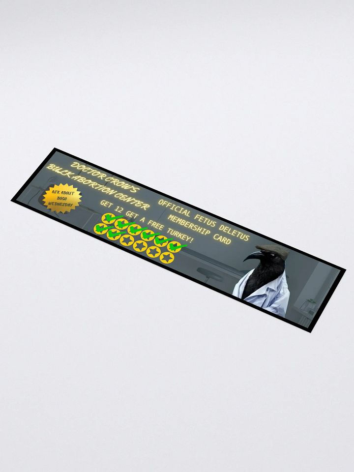 Dr Crow's Bulk AB's - The Bumper Sticker product image (1)