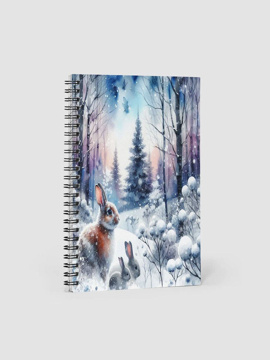 Winter Wonderland Bunny-Spiral Notebook product image (1)