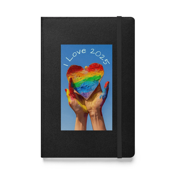 Rainbow Love 2025 Hardcover Notebook product image (1)