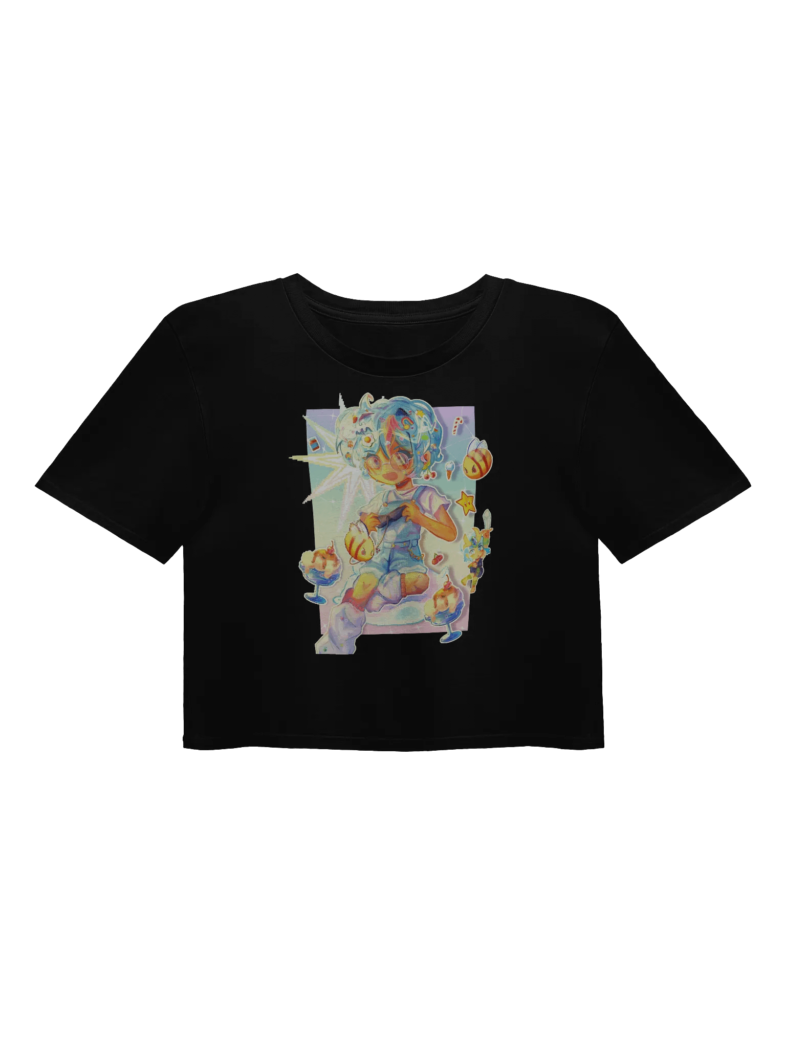 GlitchKraft 5-Year Anniversary Crop Top product image (1)
