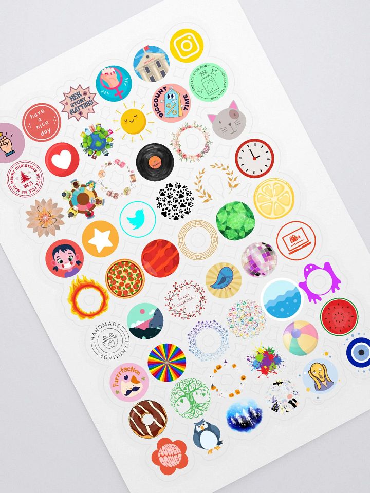 Nostalgic Circles Sticker Sheet product image (1)