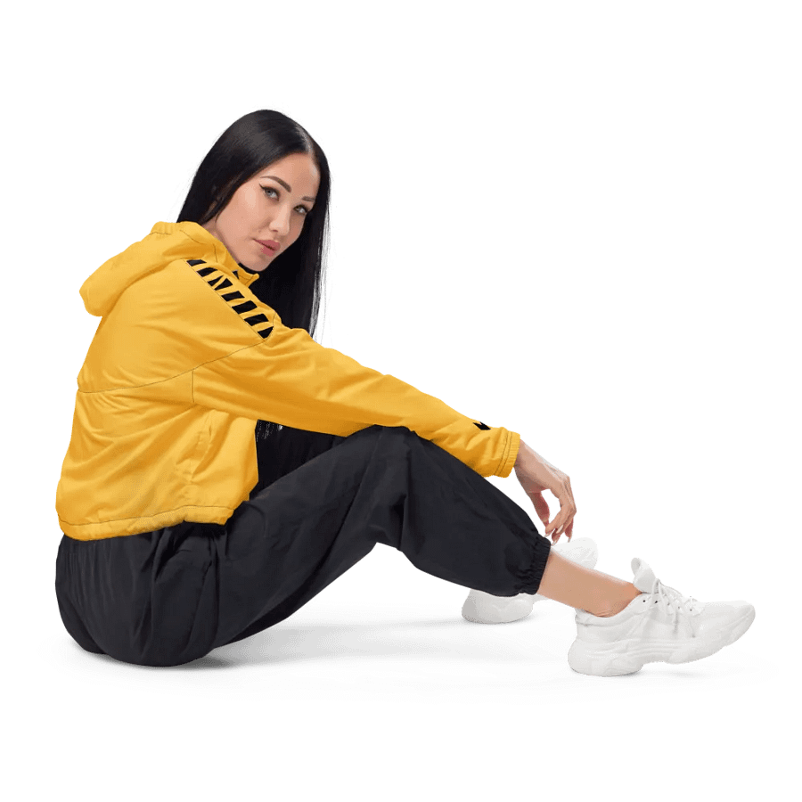 Radioactive Rebel Crop Hoodie Windbreaker product image (4)
