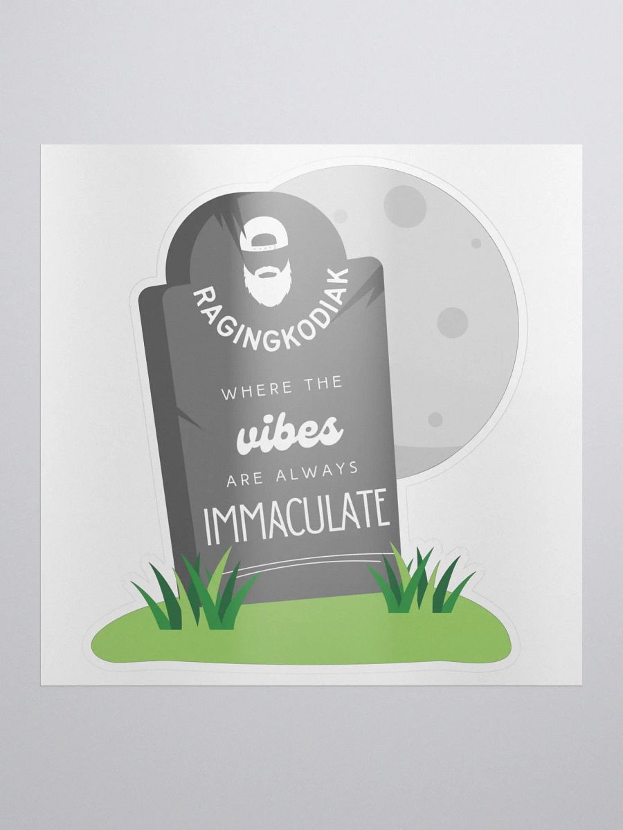 Immaculate Vibes Sticker product image (1)