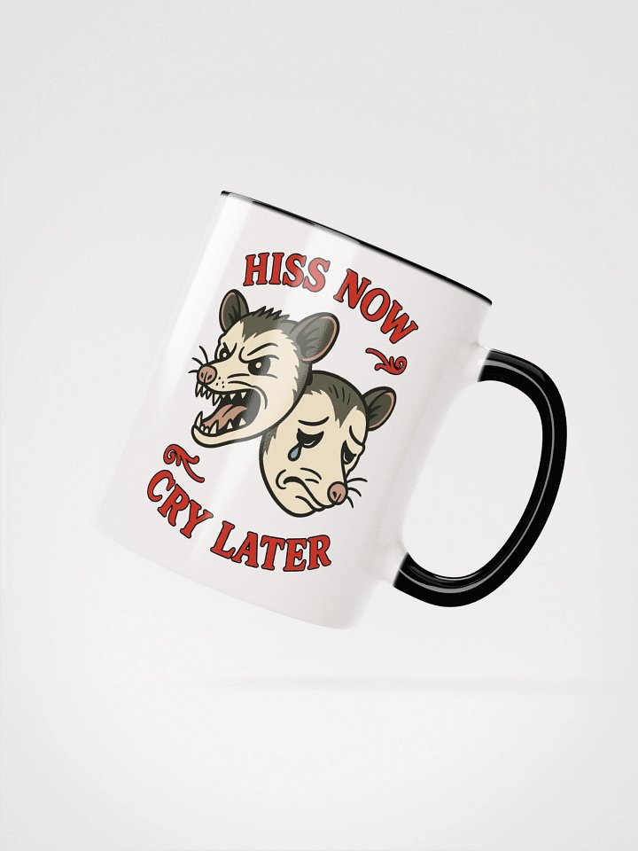 Hiss Now Cry Later Accent Mug product image (10)