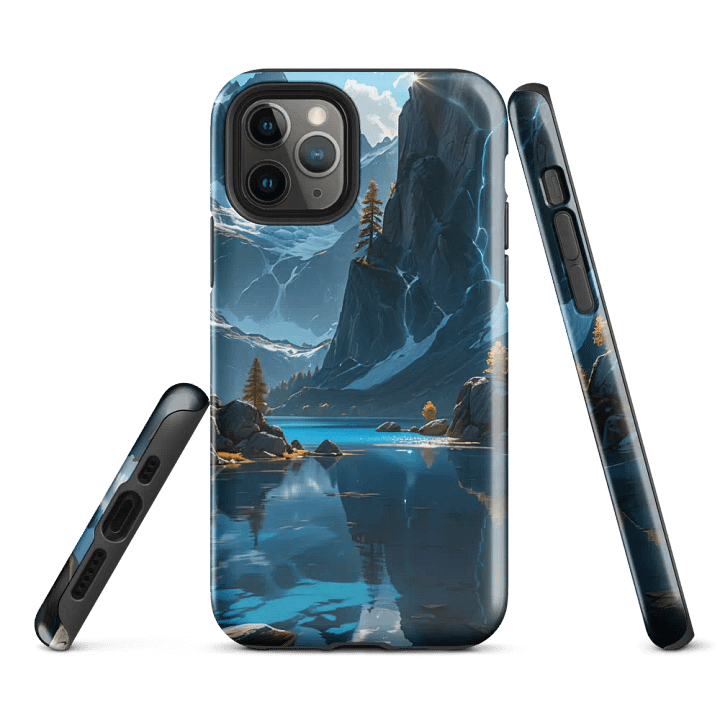 Majestic Mountain View iPhone Tough Case - Nature’s Tranquility Design product image (2)