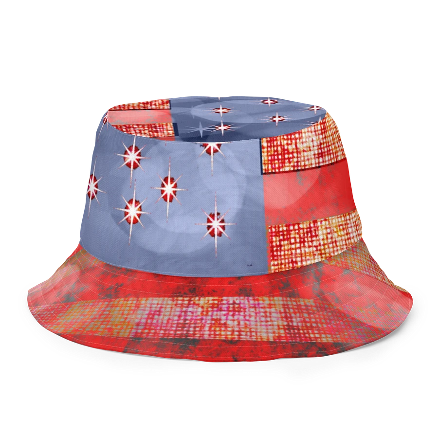 American Flag and Stars Bucket Hat product image (2)