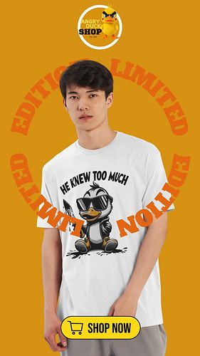 Our signature Angry Duck Shirt has landed – and it's as bold as your mood! 💢 This is not your average tee – it's packed with ...