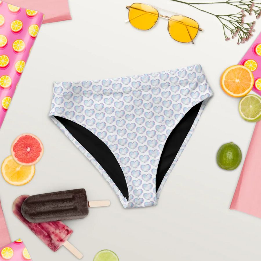 High Waisted Heart Bubble Bikini Bottoms product image (11)