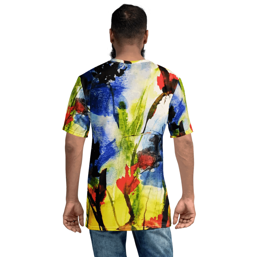original watercolour painting on tshirt product image (7)