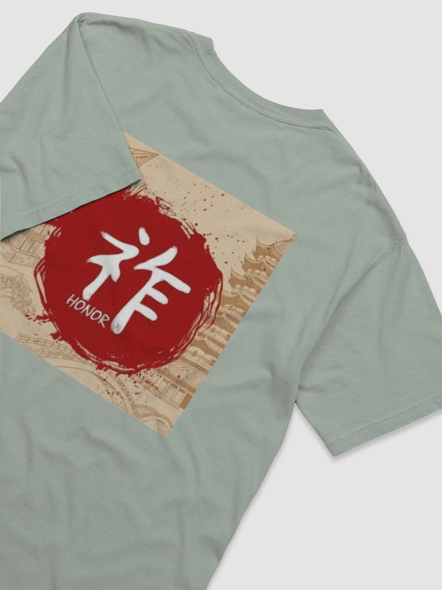 Garment-Dyed Heavyweight T-Shirt Honnor Japanise Style in Red product image (4)