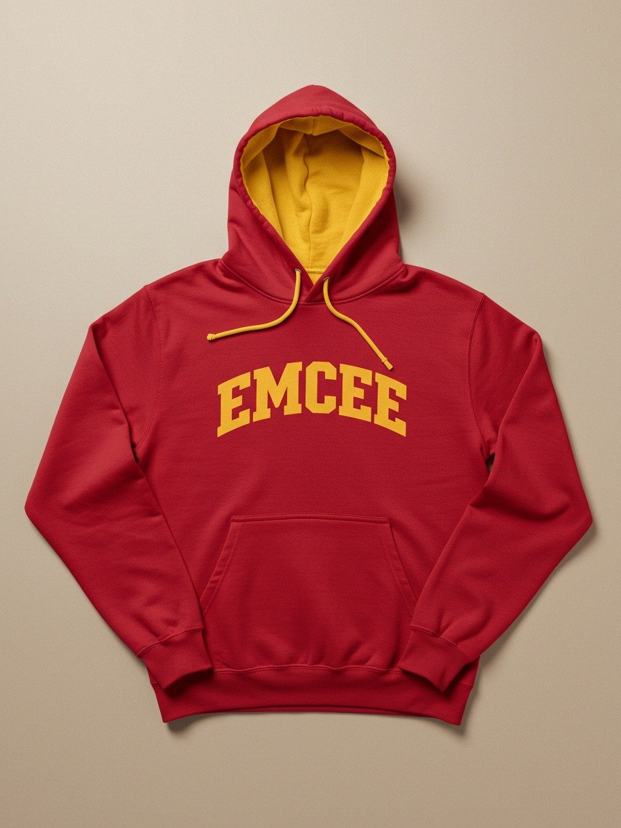EMCEE BEAT MACHINE R/Y HOODIE product image (1)