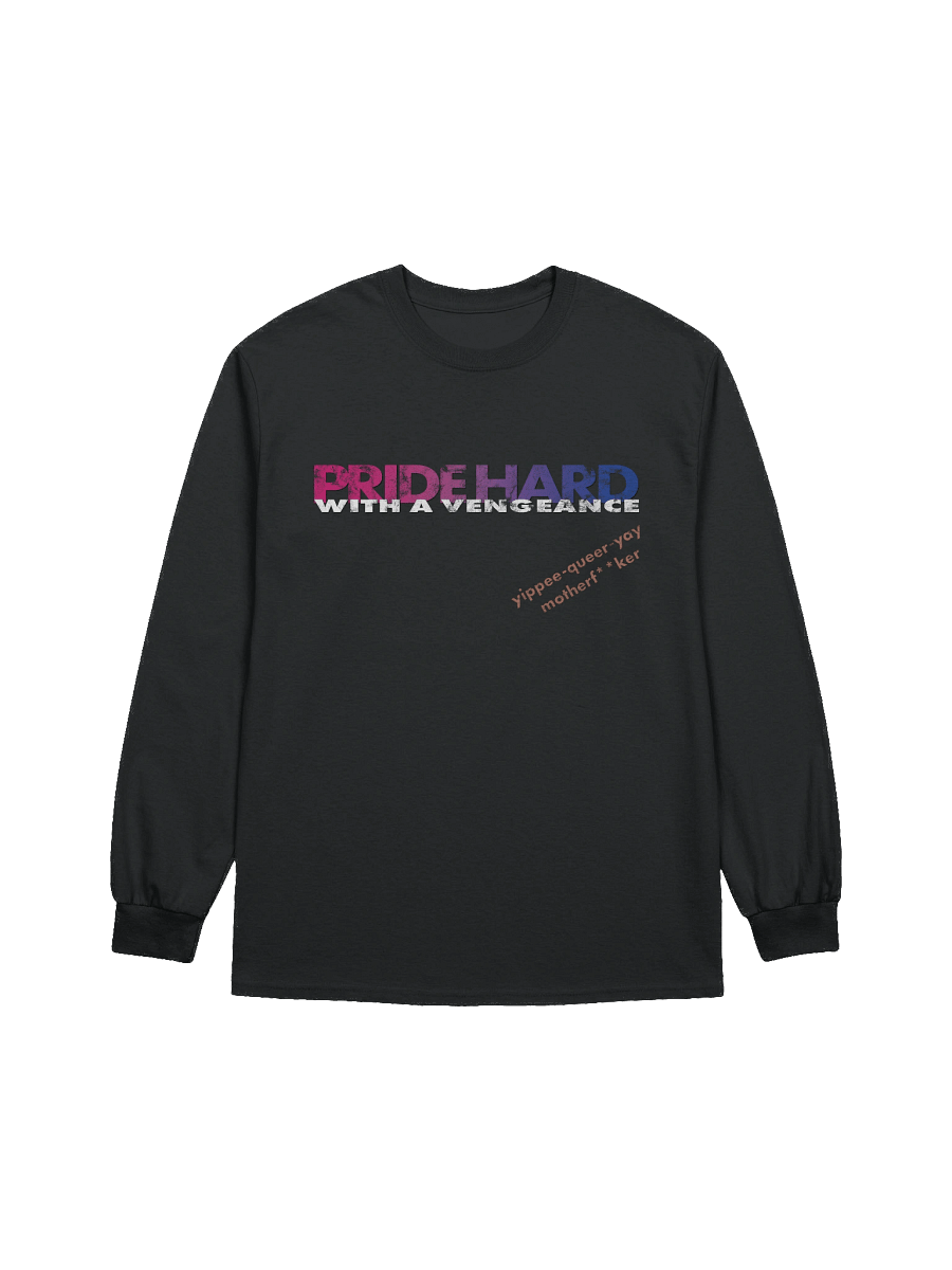 Bisexual "Pride Hard" Long Sleeve Tee product image (1)