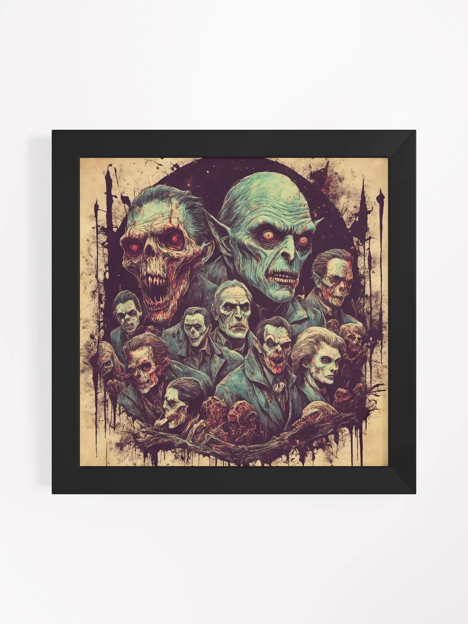 The Monsters in the Night Framed Poster product image (1)