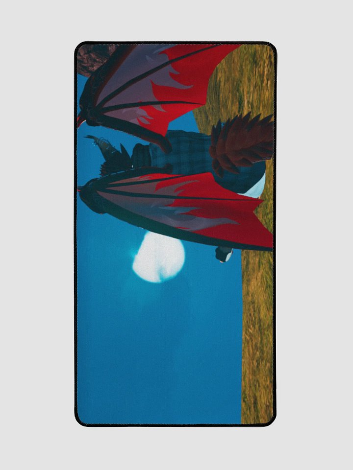 Golden Wolf's desk mat product image (2)