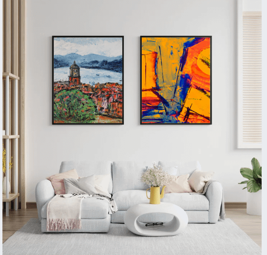 Beige and White Wall Art product image (1)