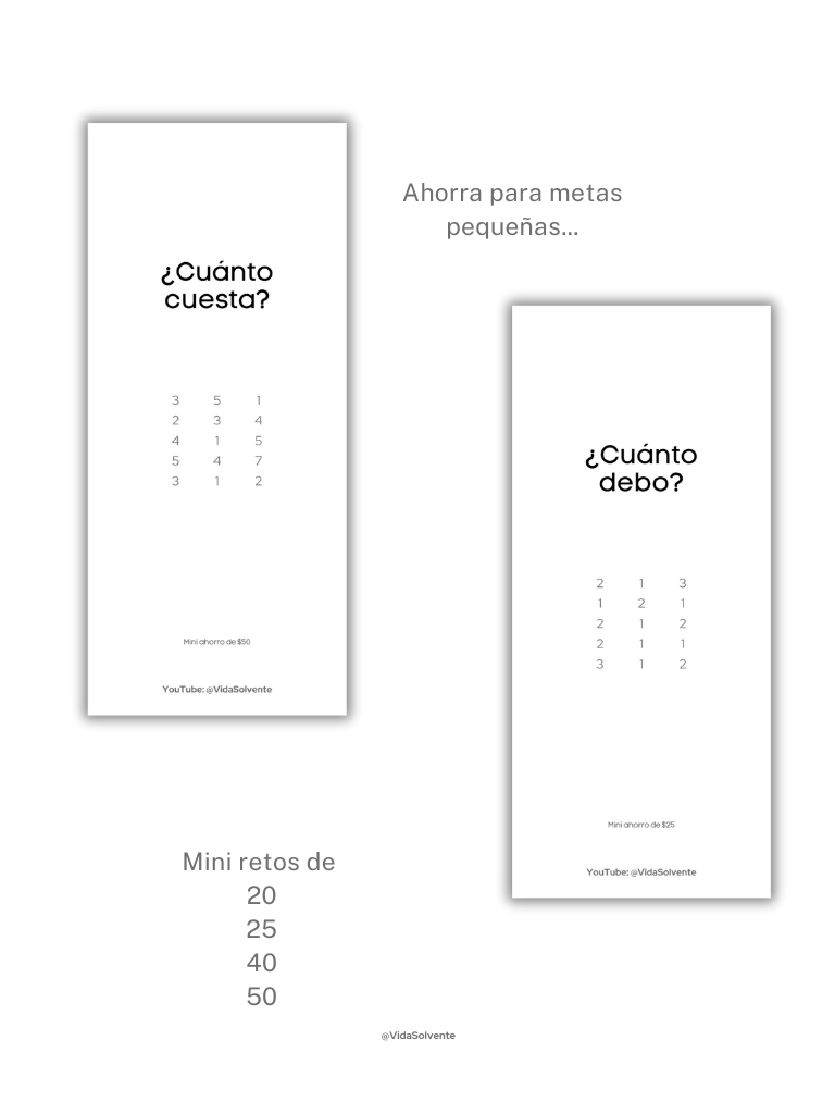 Reto de ahorro: PREGUNTAS (Paquete de 4) product image (2)