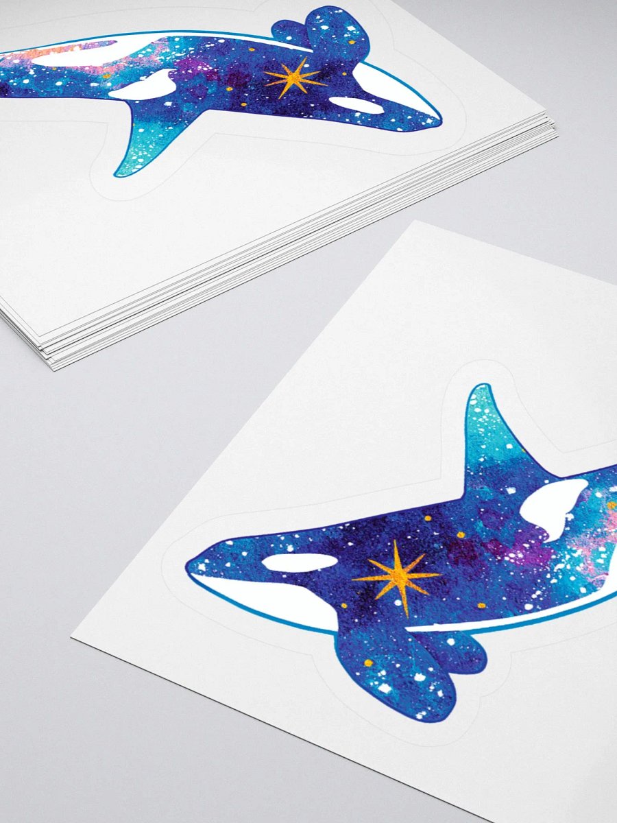 Galaxy Orca - Kiss Cut Sticker product image (4)