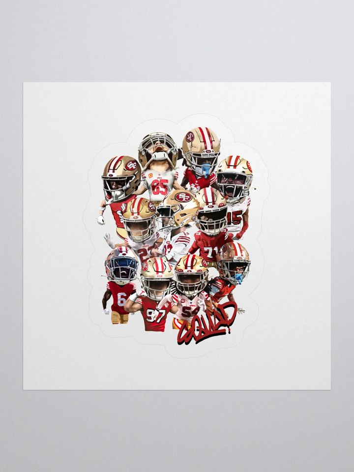 Niners Squad Sticker product image (1)