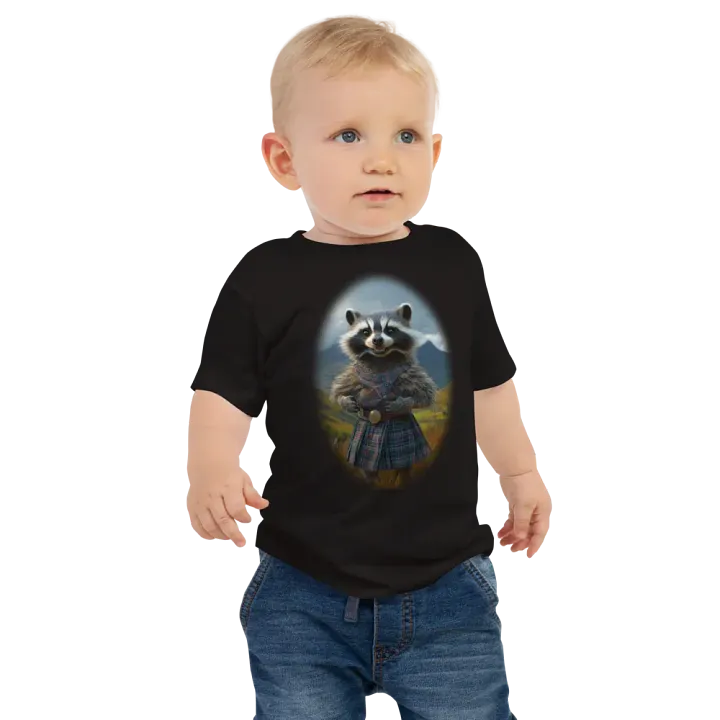 Highland Raccoon Baby Tee product image (1)
