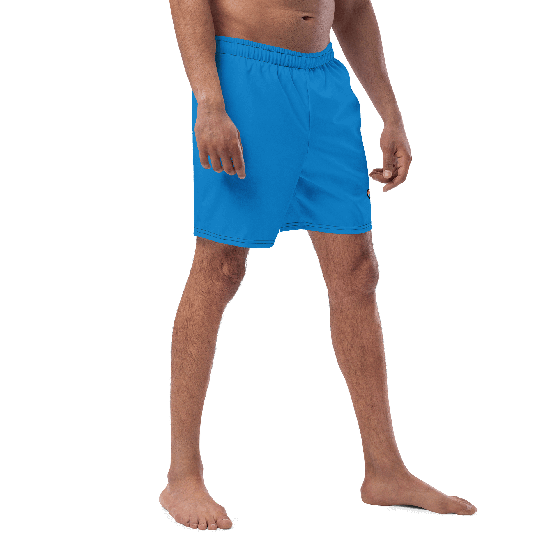 Rainbow Hearts Swimming SHORTS - BLUE product image (3)