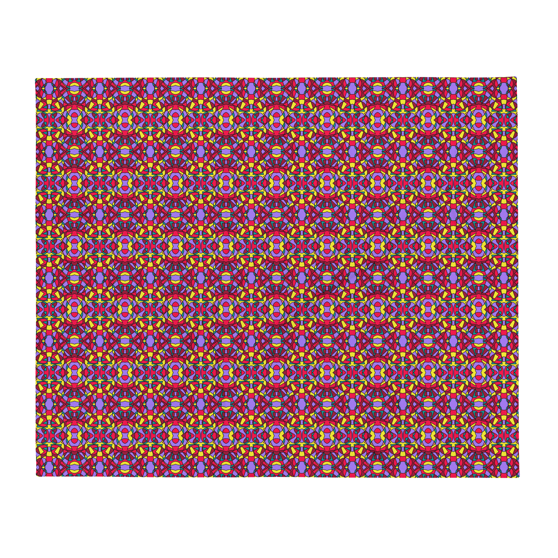 Retro Circus Ticket – Throw Blanket product image (3)