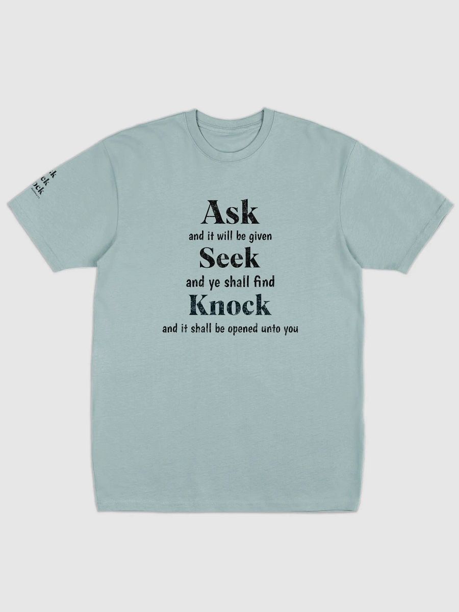 Ask ,Seek And Knock:Cotton Heritage Men's Premium Heavyweight product image (1)