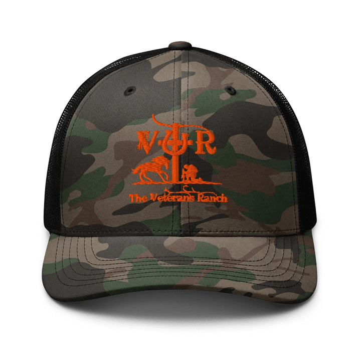 The Veterans Ranch Camo Brand Hat product image (1)