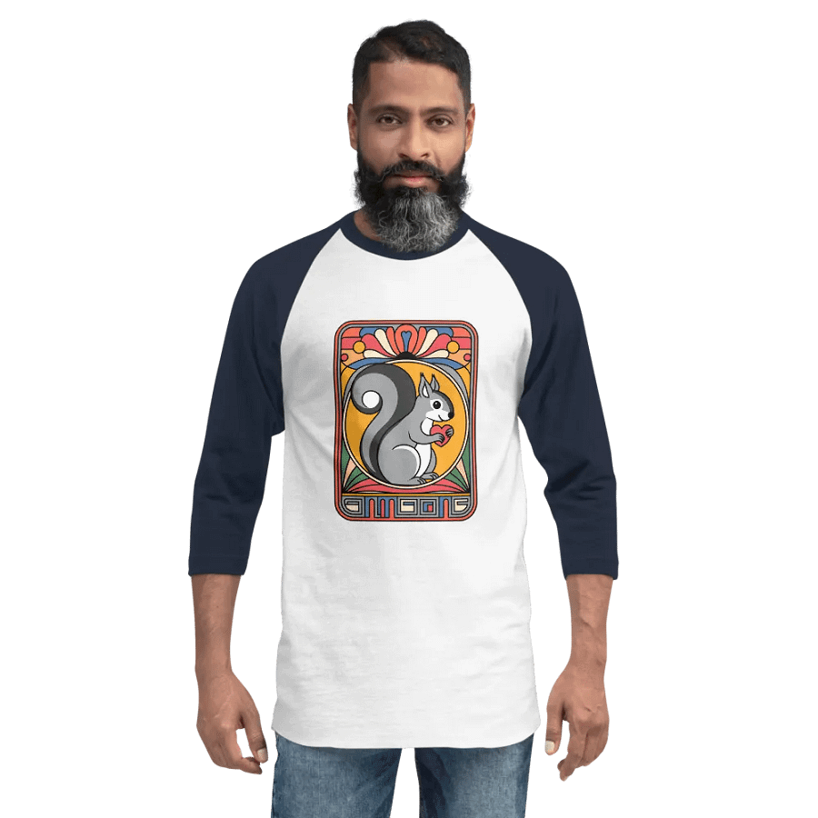 Love Struck Squirrel Raglan Tee product image (2)