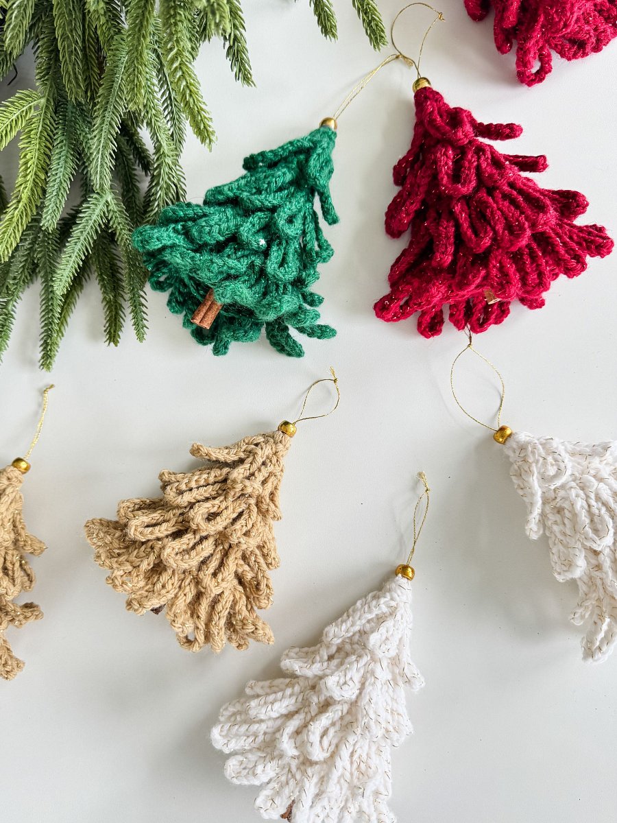 Loopy Tree Ornament Crochet Pattern product image (10)