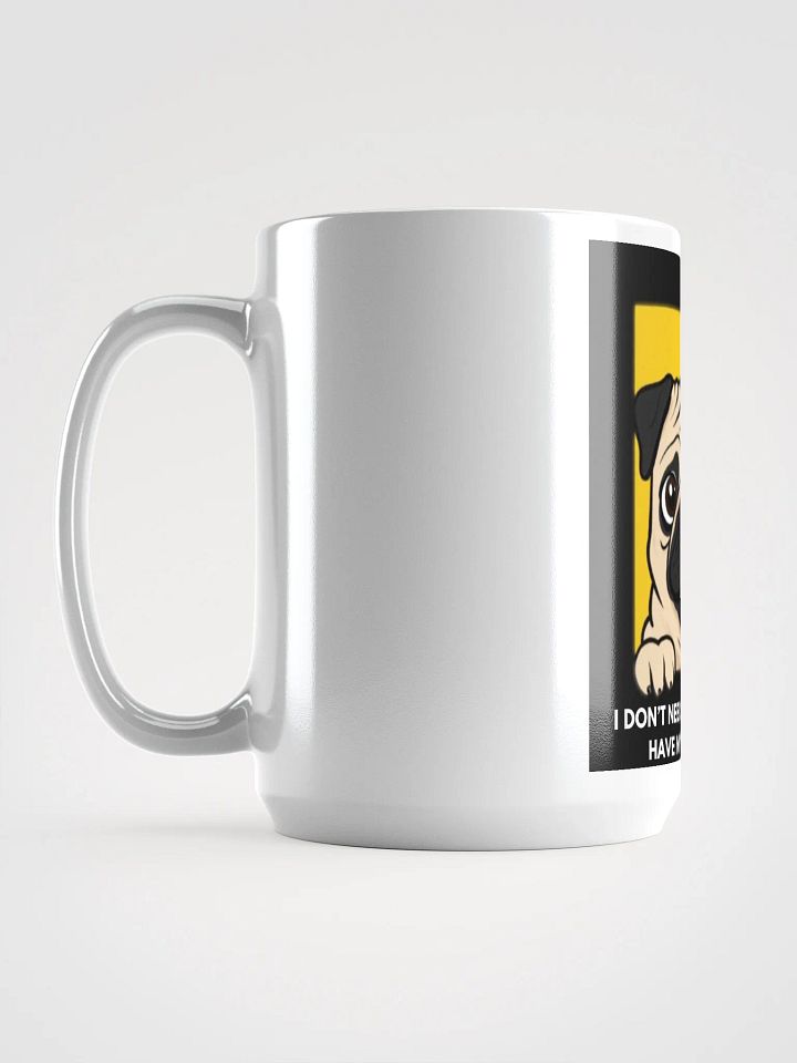 Playful Pug Attitude Mug product image (2)