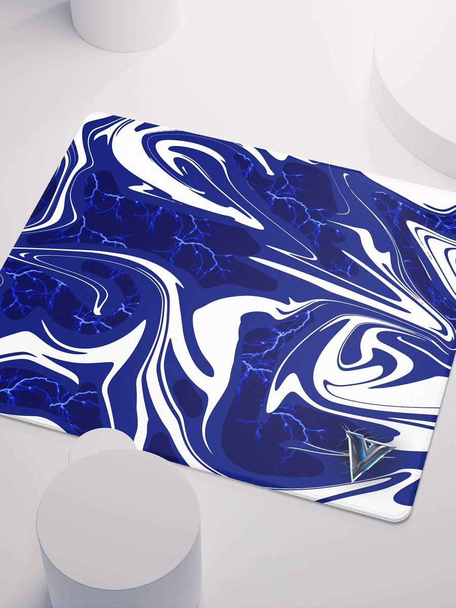 White x Blue Mouse Pad product image (3)