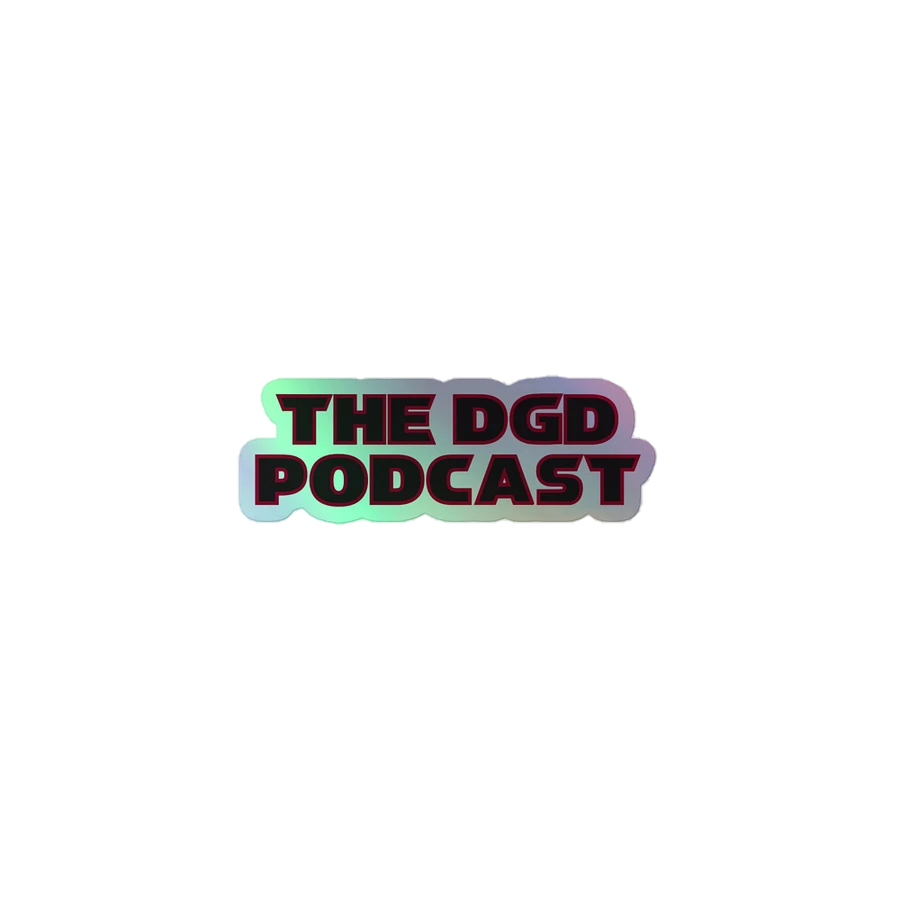 Bold & Holographic DGD Podcast Sticker Pack product image (1)