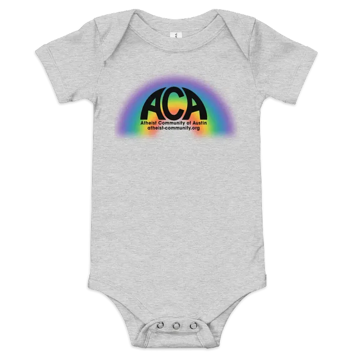 The Atheist Community of Austin Rainbow Onesie product image (2)