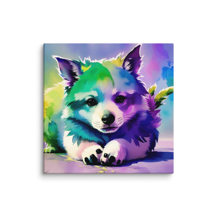 Cute Dog Digital Painting - v5 product image (1)
