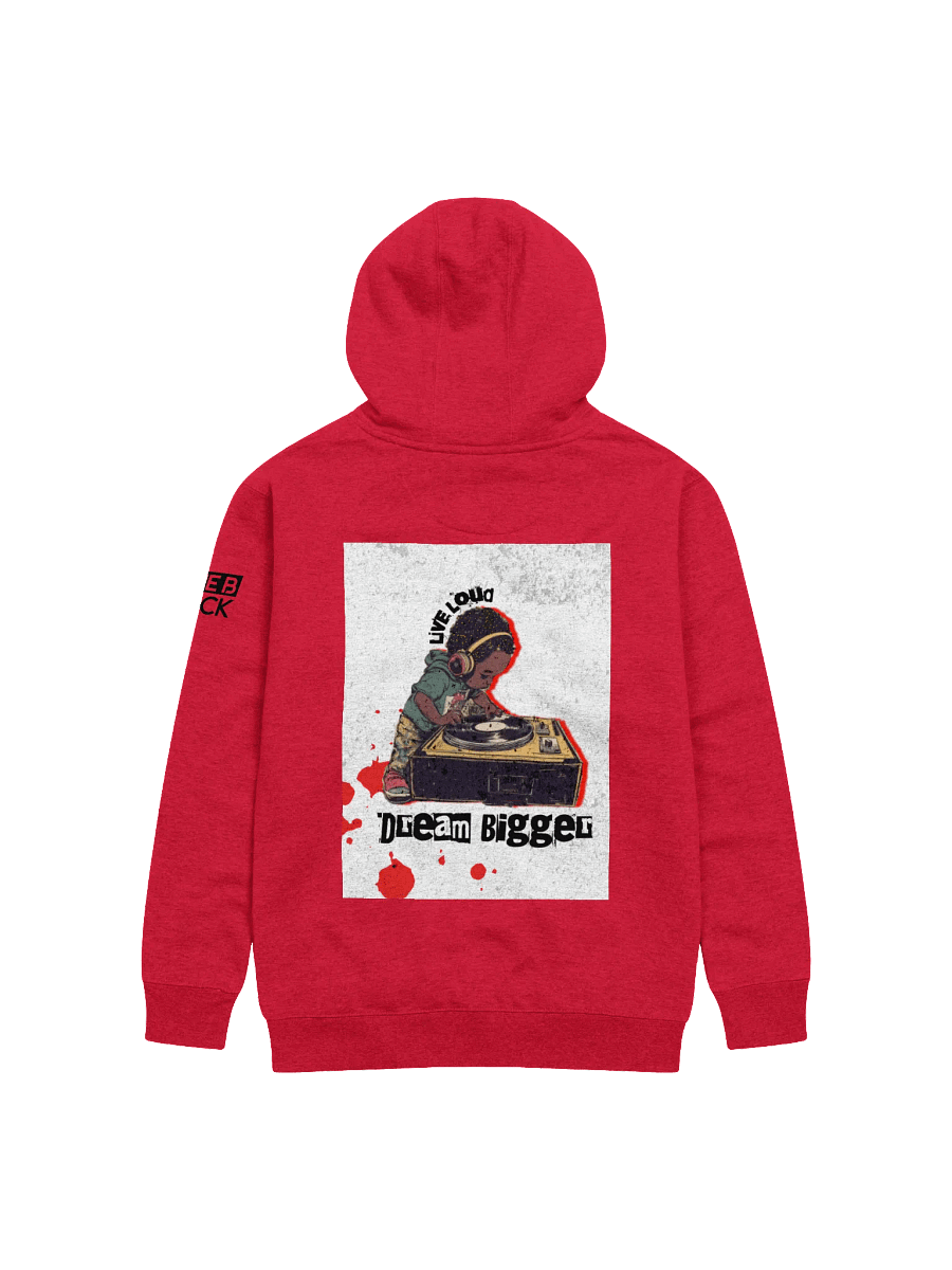 Gritty Block Apparel- Red Hoody- Dreamers product image (4)