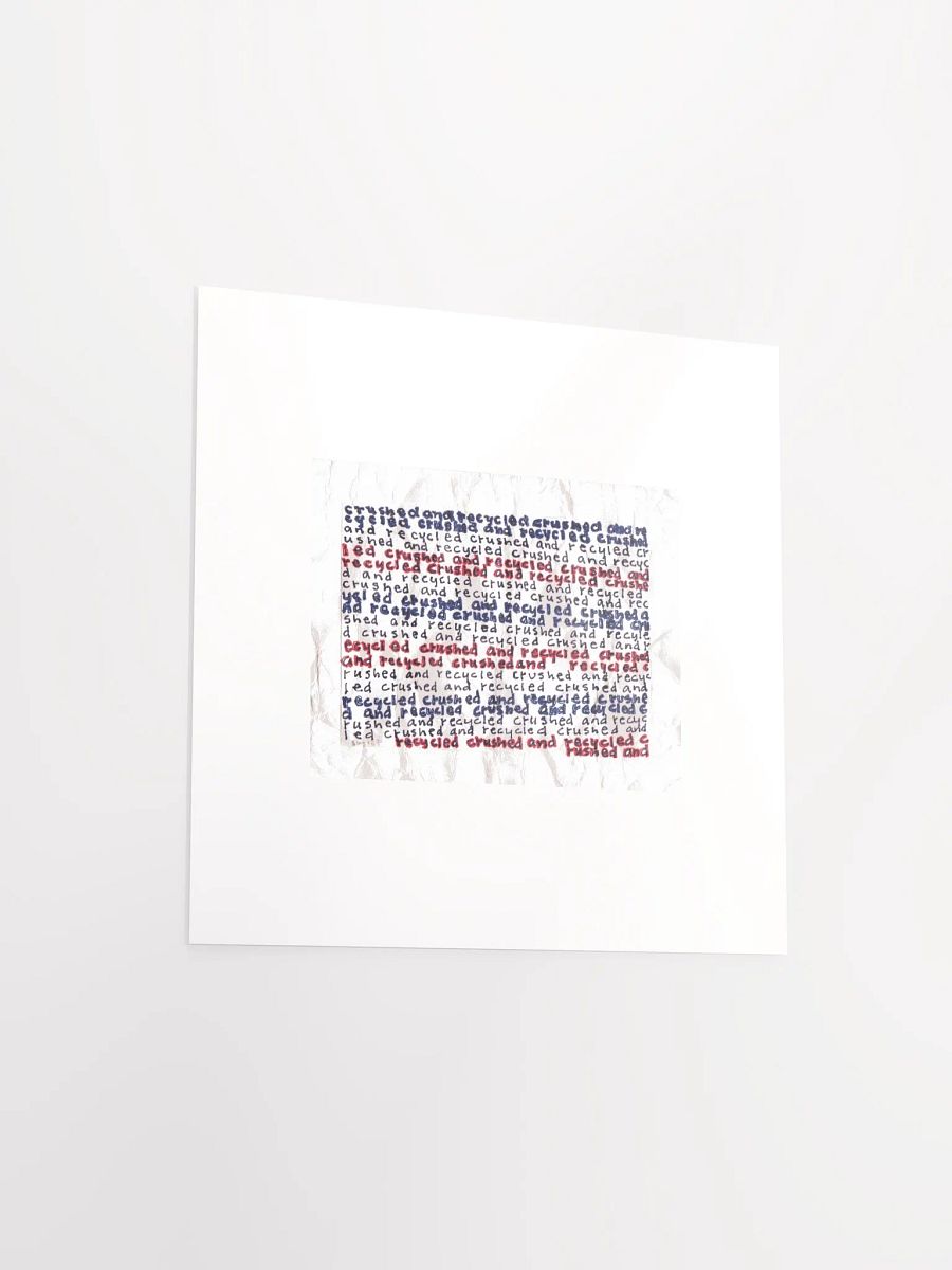 crushed and recycled panel card print product image (3)