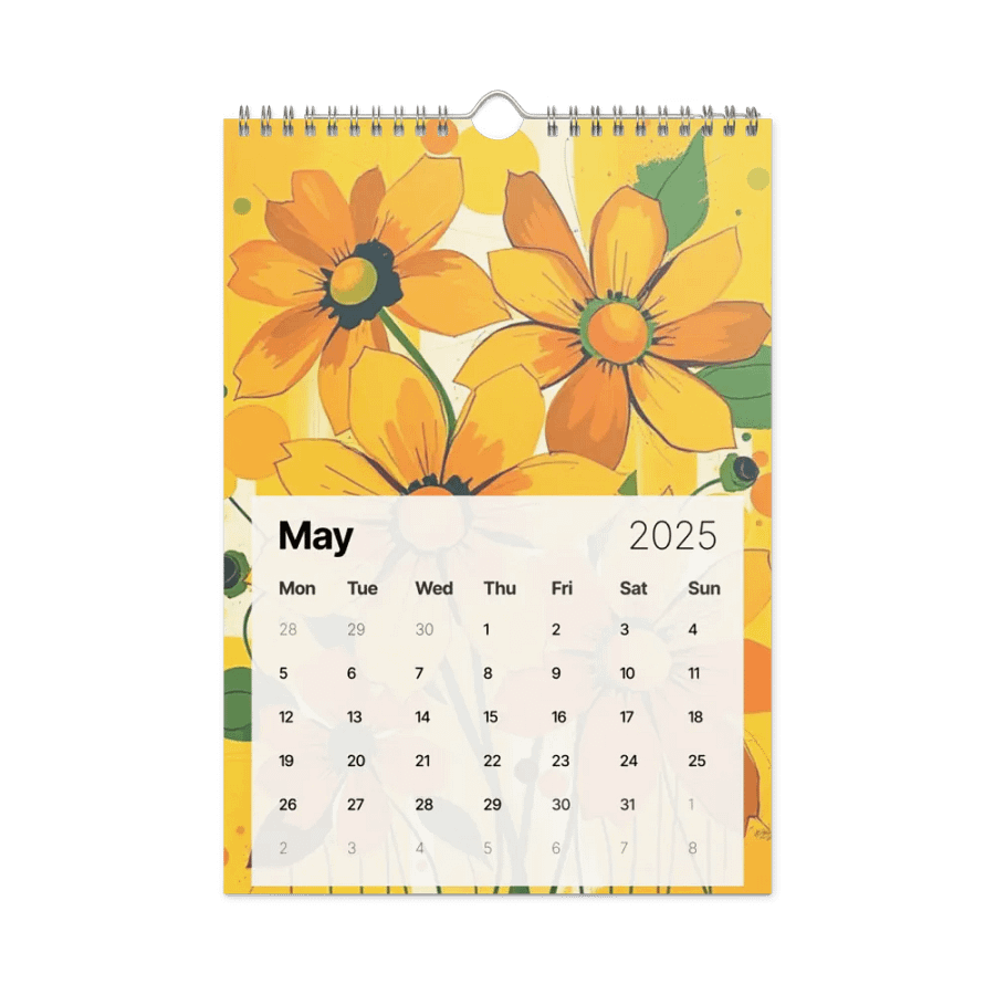 ART ABSTRACT WALL CALENDAR 2025 product image (10)